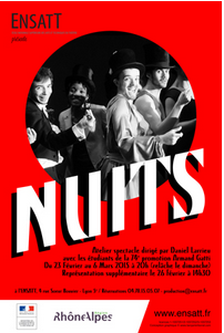 Affiche Nuits Affiche du spectacle Nuits